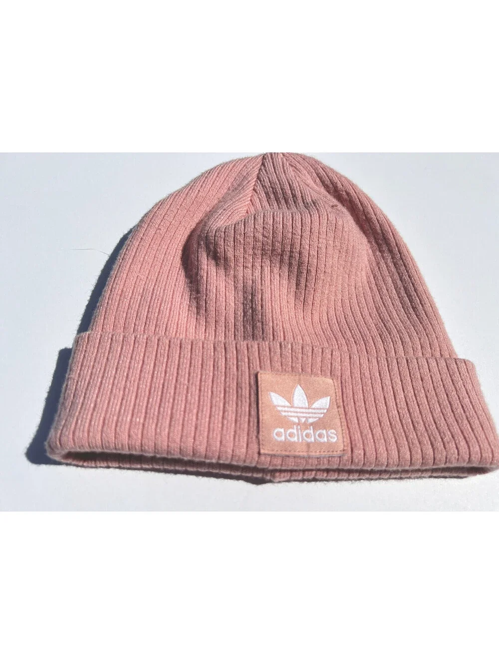 Adidas Winter Beanie Hat Cap Womens Blush Pink One Size